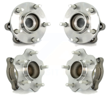Front Rear Wheel Bearing & Hub Assembly Kit For 2004-2009 Nissan Quest K70-101277