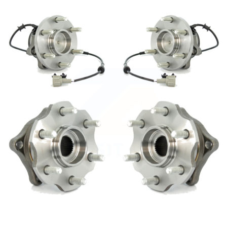 Front Rear Wheel Bearing & Hub Assembly Kit For 2005-2012 Nissan Pathfinder RWD K70-101291
