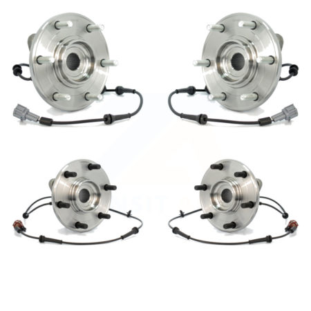 Front Rear Wheel Bearing & Hub Assembly Kit For Nissan Armada Infiniti QX56 INFINITI K70-101298