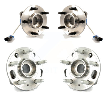 Front Rear Wheel Bearing & Hub Assembly Kit For 2010 Buick Allure K70-101424