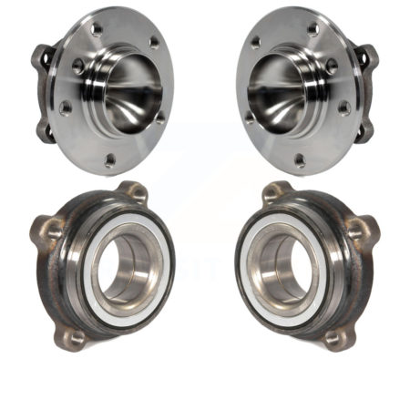 Front Rear Wheel Bearing & Hub Assembly Kit For 2013-2014 BMW X1 RWD K70-101426