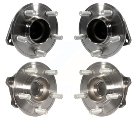 Front Rear Wheel Bearing & Hub Assembly Kit For Dodge Charger Challenger Chrysler 300 K70-101430