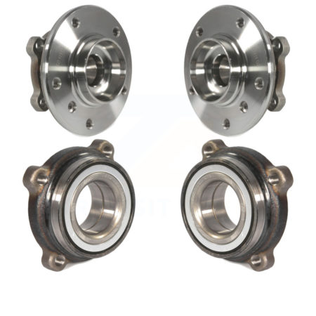 Front Rear Wheel Bearing & Hub Assembly Kit For 2012-2014 BMW X1 AWD K70-101432