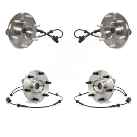 Front Rear Wheel Bearing & Hub Assembly Kit For 2012 Nissan Armada 4WD From 12 11 K70-101442