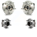 Front Rear Wheel Bearing & Hub Assembly Kit For Chevrolet Cruze Buick Verano Volt K70-101453