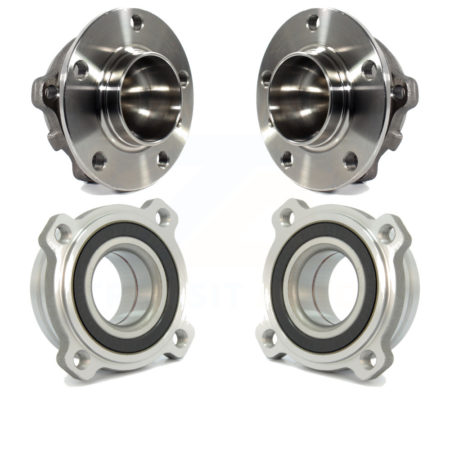 Front Rear Wheel Bearing & Hub Assembly Kit For BMW 535i 528i 550i K70-101454