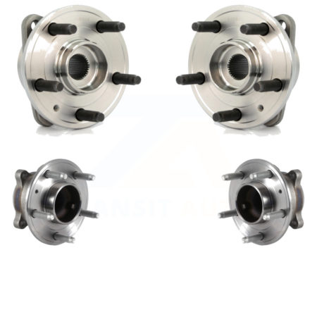 Front Rear Wheel Bearing Hub Assembly Kit For 13 Chevrolet Cruze With 16" Factory Wheels K70-101816