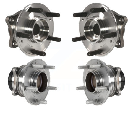 Front Rear Wheel Bearing & Hub Assembly Kit For 2015-2019 Kia Sedona K70-101819