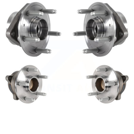 Front Rear Wheel Bearing & Hub Assembly Kit For 2016-2019 Chevrolet Cruze K70-101835