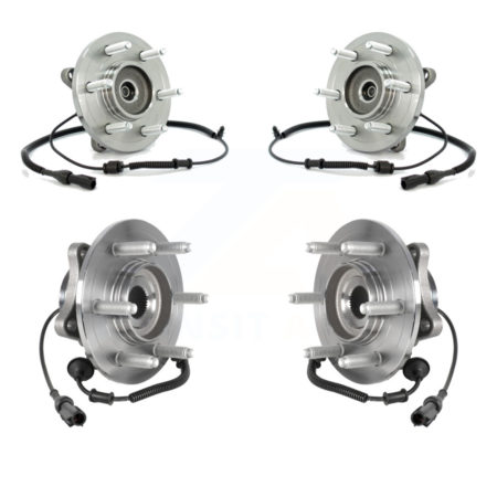Front Rear Wheel Bearing & Hub Assembly Kit For Ford Expedition Lincoln Navigator K70-101853