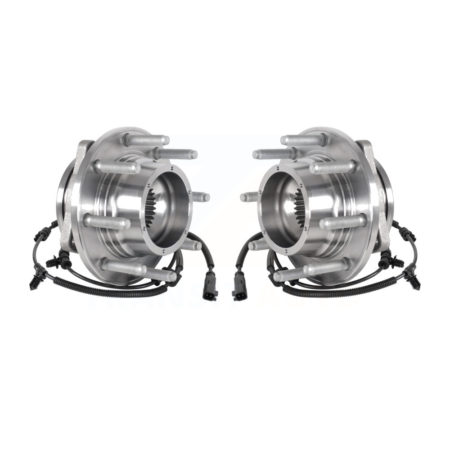 Front Wheel Bearing And Hub Assembly Pair For 2017-2022 Ford F-250 Super Duty F-350 4WD K70-101876