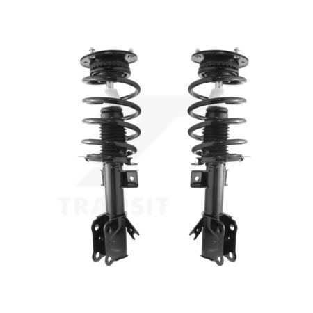 Front Complete Shocks Strut And Coil Spring Mount Assemblies Pair For Ford Fusion K78A-100345