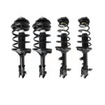 Front Rear Complete Shocks Strut Coil Spring Assembly Kit For 2001-2006 Hyundai Elantra K78A-100397