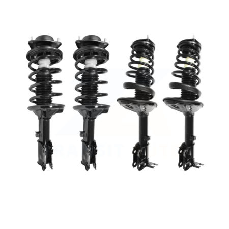 Front Rear Complete Shocks Strut Coil Spring Assemblies Kit For 2000-2005 Hyundai Accent K78A-100398