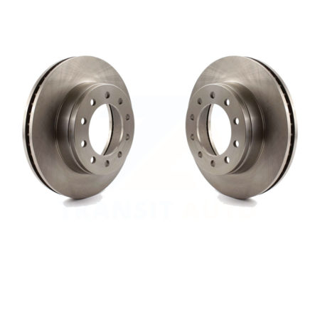 Front Brake Rotors Pair For Ford F-350 Super Duty F-250 F-450 F-550 International CF500 K8-100168