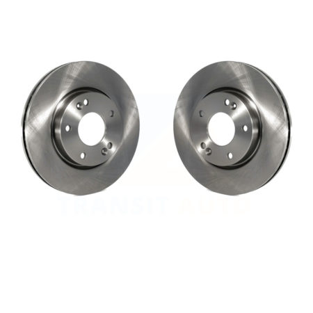 Front Brake Rotors Pair For Hyundai Kia Sonata Elantra Tucson Soul Sportage Optima Tiburon K8-100344