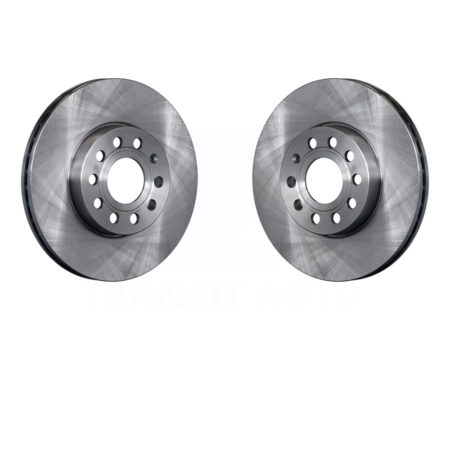 Front Brake Rotors Pair For Volkswagen Jetta Beetle Audi Golf A3 Rabbit SportWagen Quattro K8-100418