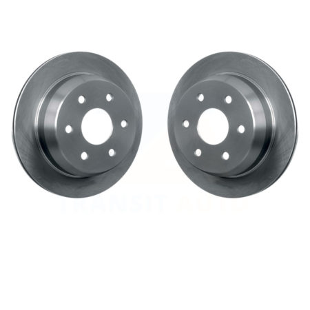 Rear Brake Rotors Pair For Chevrolet Silverado 1500 GMC Sierra Suburban Tahoe Classic 2500 K8-100571
