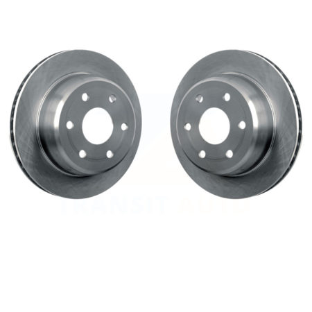 Rear Brake Rotors Pair For Chevrolet Silverado 1500 GMC Tahoe Sierra Suburban Yukon XL ESV K8-100575
