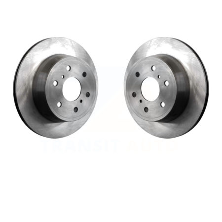 Rear Brake Rotors Pair For Chevrolet Silverado 1500 GMC Sierra Tahoe Yukon Cadillac XL ESV K8-100597