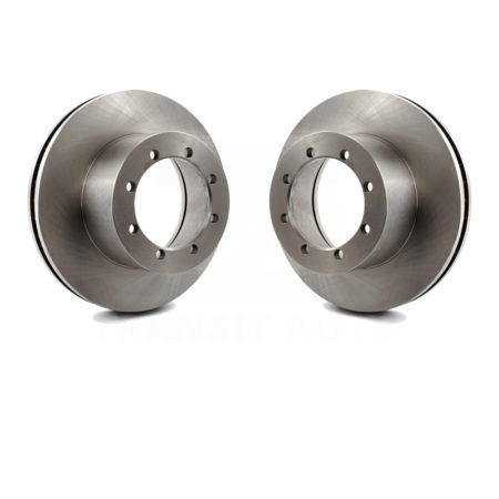 Rear Disc Brake Rotors Pair For Ford E-350 Super Duty E-450 Econoline K8-100634