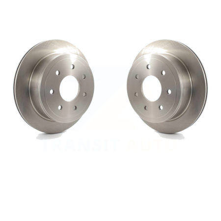 Rear Disc Brake Rotors Pair For Ford F-150 Lincoln Mark LT K8-100651