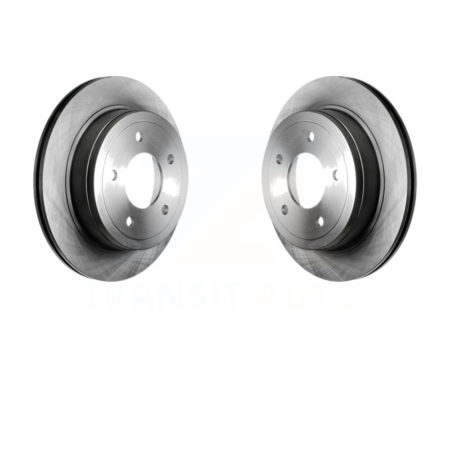 Rear Disc Brake Rotors Pair For Ford E-150 Club Wagon Econoline K8-100657