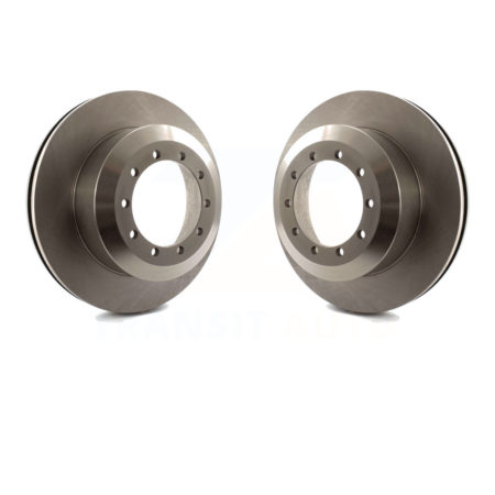 Rear Brake Rotors Pair For Ford F-350 Super Duty F-450 F-550 International IC Corporation K8-100658