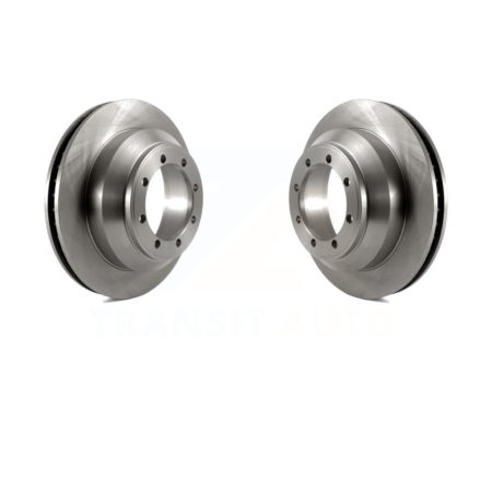 Rear Disc Brake Rotors Pair For Ford E-350 Super Duty Econoline With Dual Wheels K8-100663