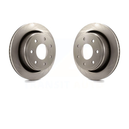 Rear Disc Brake Rotors Pair For 2012-2014 Ford F-150 With 7 Lug Wheels K8-100669