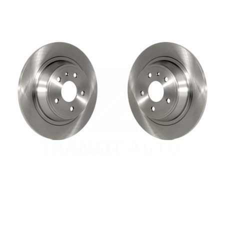 Rear Disc Brake Rotors Pair For Ford Fusion Lincoln MKZ K8-100672