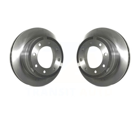 Rear Disc Brake Rotors Pair For Ford F-250 Super Duty F-350 K8-100674
