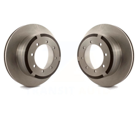 Rear Disc Brake Rotors Pair For Ford F-250 Super Duty F-350 F-450 K8-100675