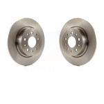 Rear Disc Brake Rotors Pair For 2014-2020 Fiat 500L K8-100718