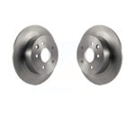 Rear Disc Brake Rotors Pair For Nissan Altima Sentra Maxima Juke K8-100769