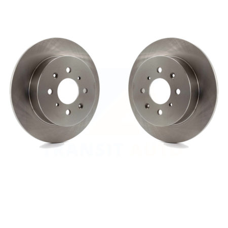 Rear Disc Brake Rotors Pair For Honda Civic Acura EL K8-100791