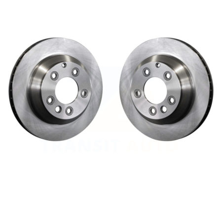 Rear Disc Brake Rotors Pair For Porsche Cayenne Audi Q7 Volkswagen Touareg K8-100800