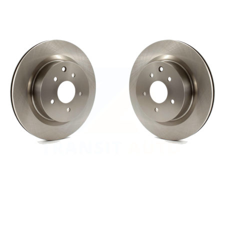 Rear Disc Brake Rotors Pair For Nissan 350Z Infiniti G35 INFINITI With Brembo Brakes K8-100801