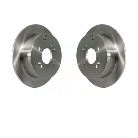 Rear Disc Brake Rotors Pair For 2006-2010 Hyundai Accent Kia Rio Rio5 K8-100831