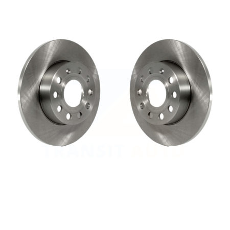 Rear Disc Brake Rotors Pair For Volkswagen Jetta Rabbit Audi A3 Golf Quattro K8-100833