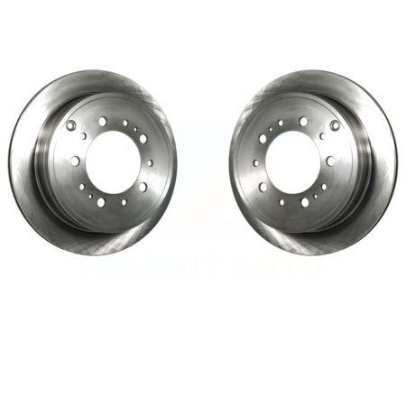 Rear Disc Brake Rotors Pair For Toyota Tundra Sequoia Lexus LX570 Land Cruiser K8-100864