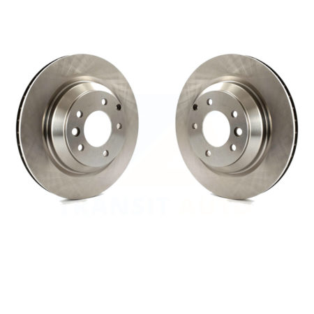 Rear Disc Brake Rotors Pair For Porsche Cayenne Audi Q7 Volkswagen Touareg K8-100880