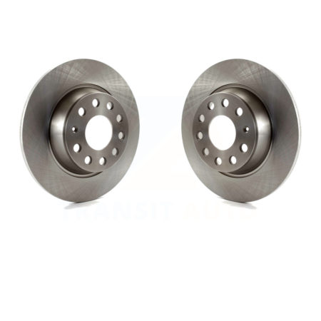 Rear Disc Brake Rotors Pair For Volkswagen Jetta Passat GTI Eos Audi A3 Quattro Golf K8-100885