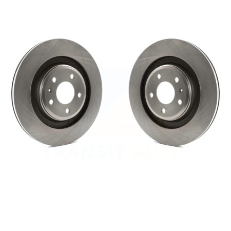 Rear Disc Brake Rotors Pair For Audi S5 A4 Quattro S4 K8-100889