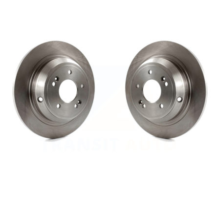 Rear Disc Brake Rotors Pair For Hyundai Genesis G80 Kia K900 K8-100890