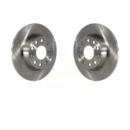 Rear Brake Rotors Pair For Volkswagen Jetta Passat GTI Audi Golf Beetle A3 SportWagen Eos K8-100906