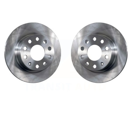Rear Brake Rotors Pair For Volkswagen Jetta Beetle Eos Audi A3 GTI Golf SportWagen Quattro K8-100910