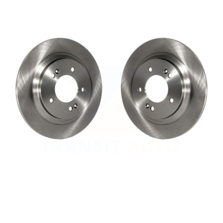 Rear Brake Rotor Pair For Kia Optima Hyundai Sonata Niro Ioniq Cadenza Elantra GT Azera EV K8-100933