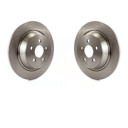 Rear Brake Rotor Pair For Ford Edge Fusion Lincoln MKX MKZ Nautilus Continental Police SSV K8-100961