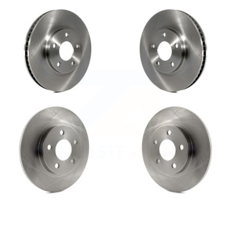 Front Rear Disc Brake Rotors Kit For Cadillac DeVille Seville Buick Park Avenue K8-100975